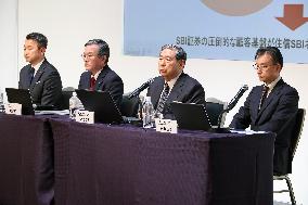 NTT DOCOMO press conference on acquisition of SBI Sumishin Net Bank